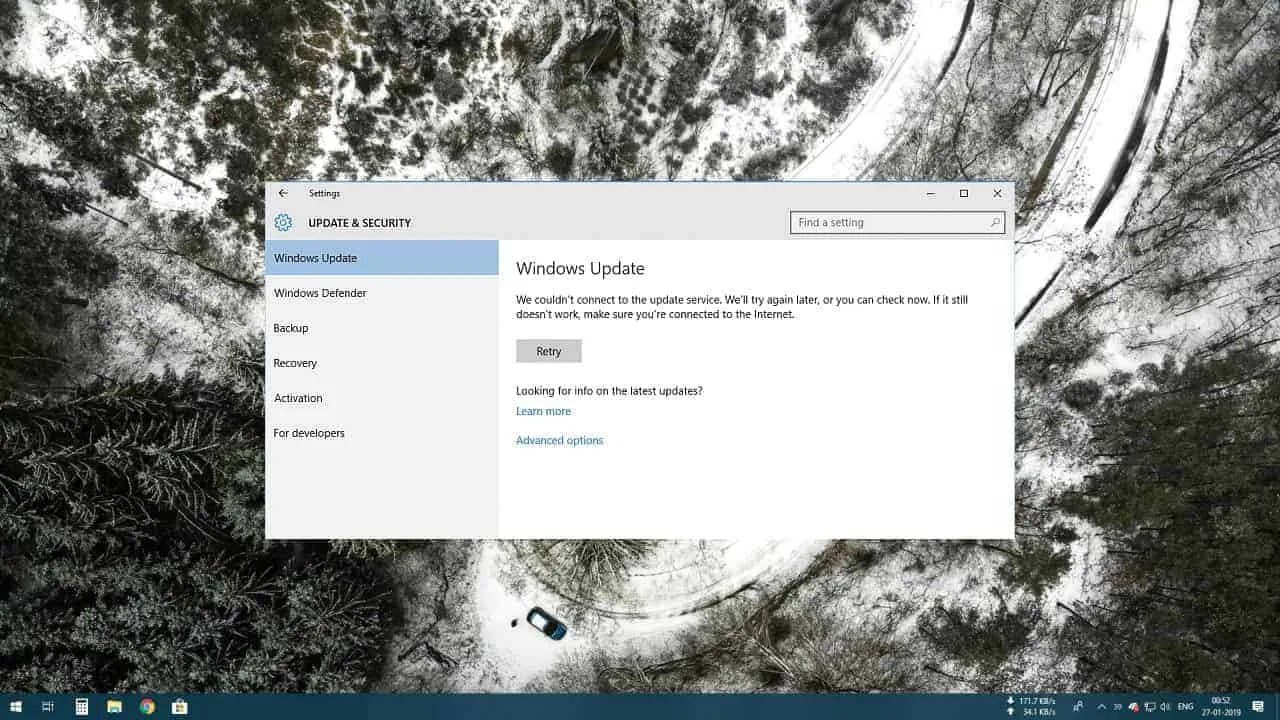 FIX: Windows 10 error "Couldn't connect to the update server" and MS Store error "We couldn't install, we would try shortly"