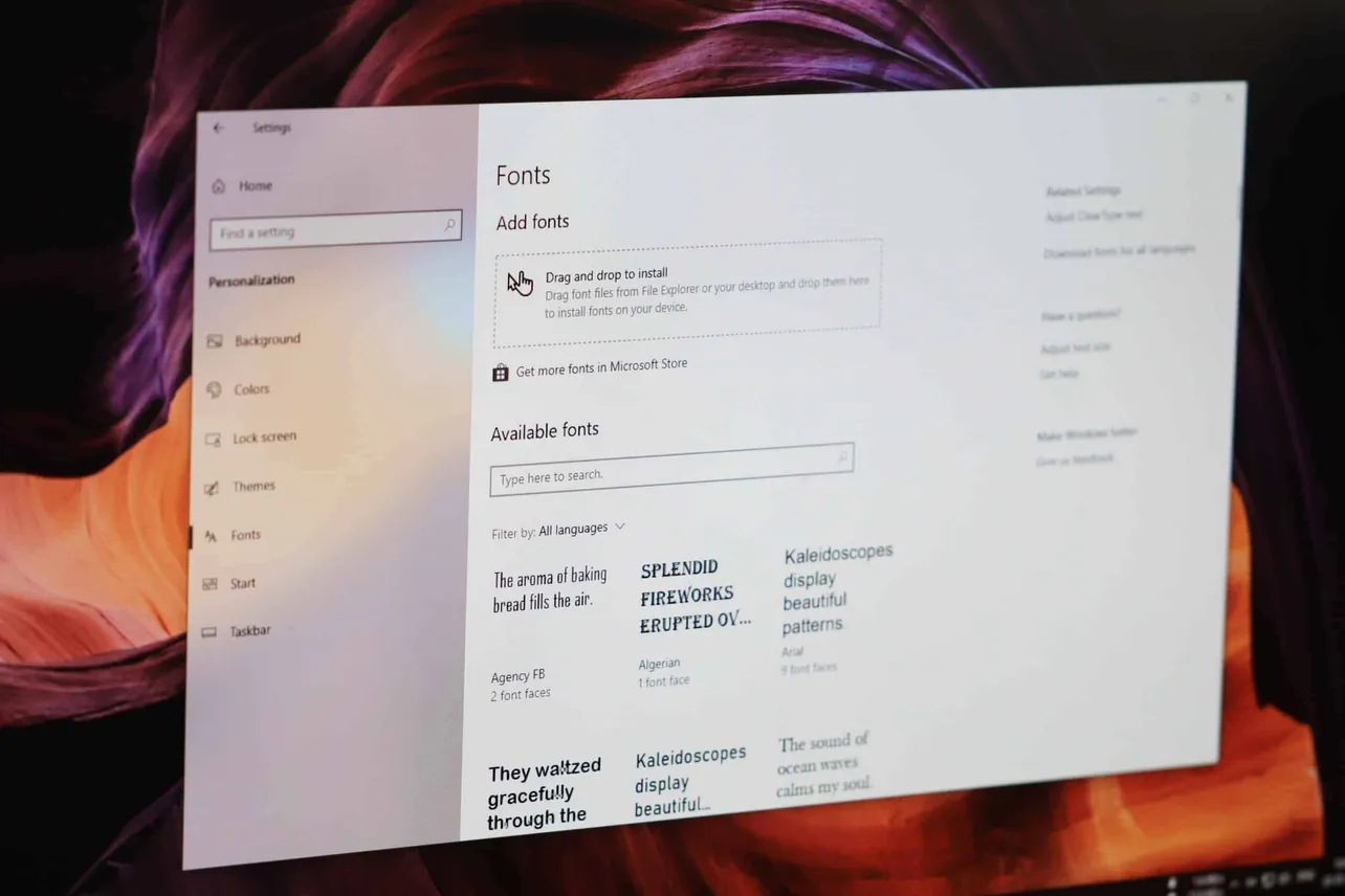 How to Install Fonts on Windows 10