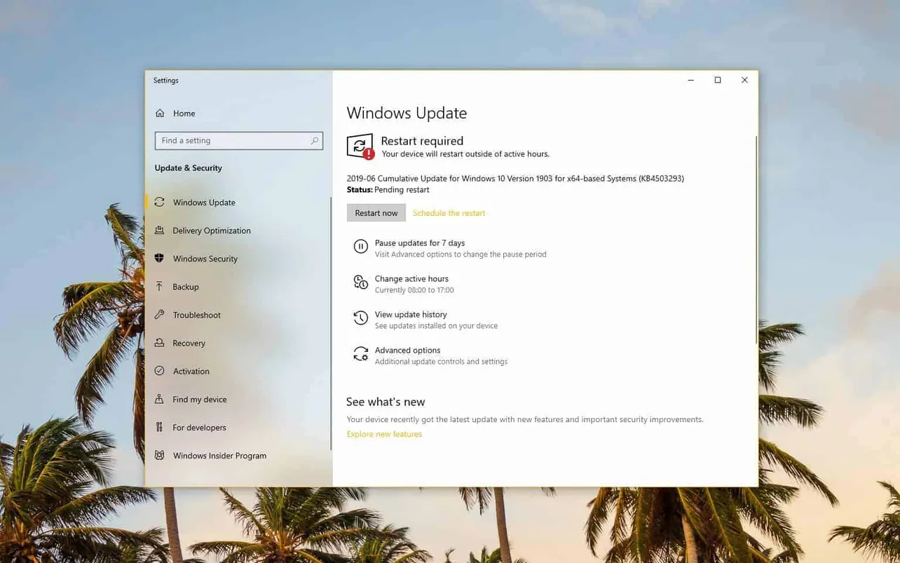Download KB4503293, KB4503327, and KB4503286 Updates for Windows 10