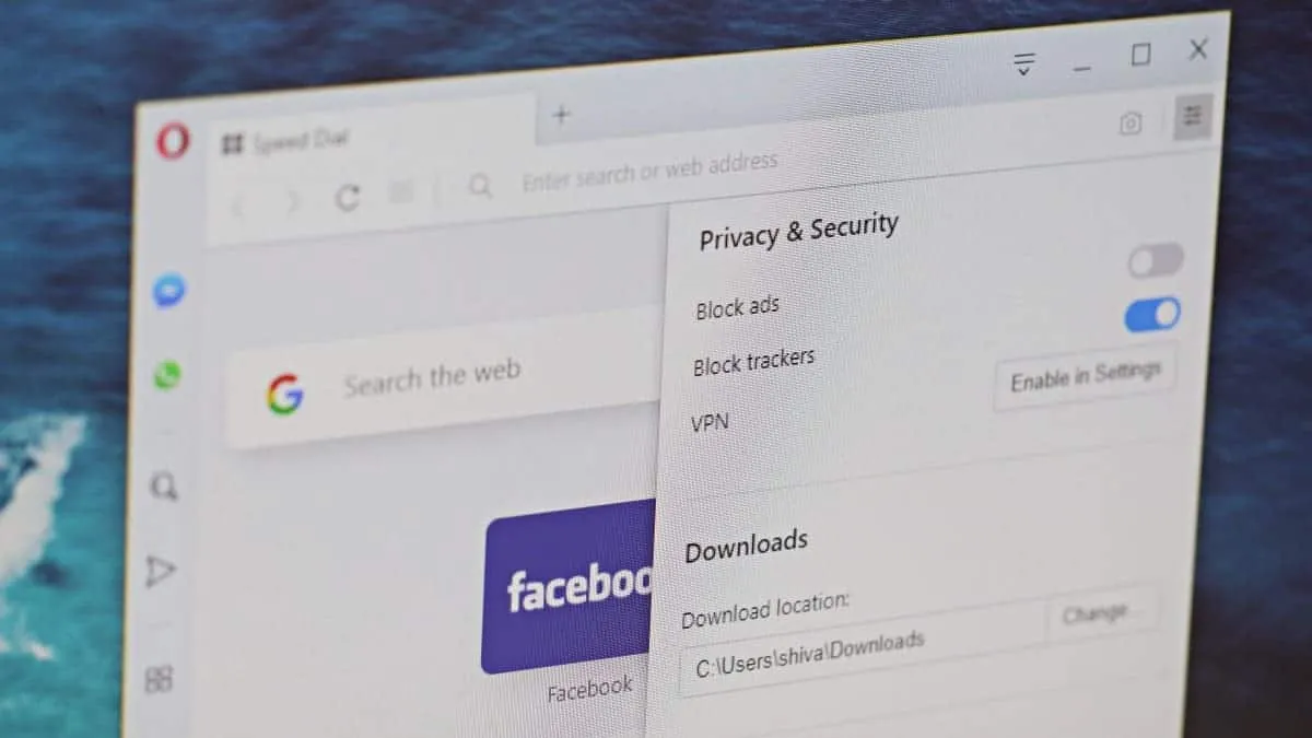 How to Block Trackers in Opera