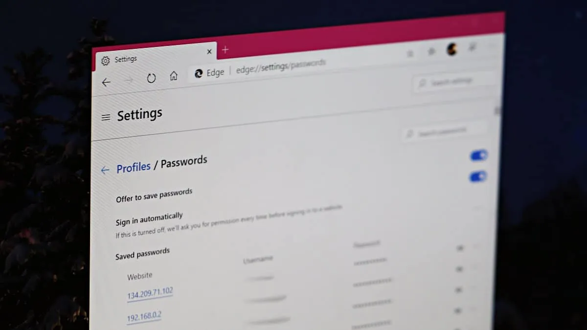 How to View Saved Passwords in Microsoft Edge