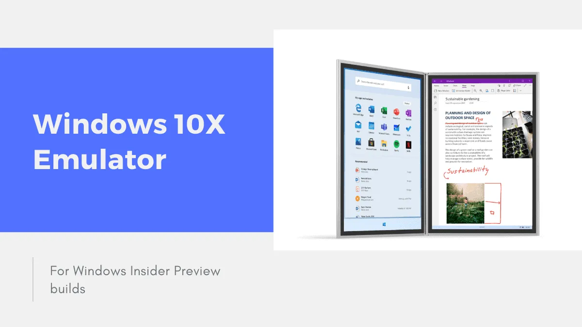 How to Download Windows 10X and Install it via Microsoft Emulator on your PC