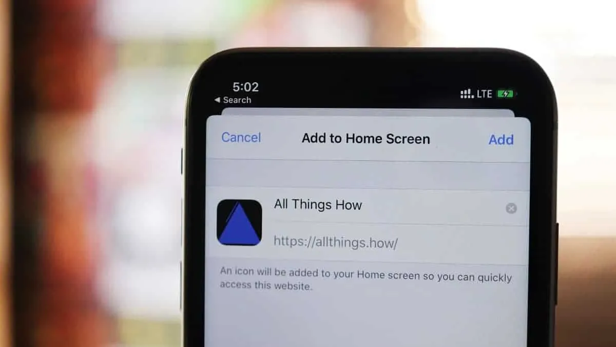 How to Install or Save any Website as an App on iPhone using Safari