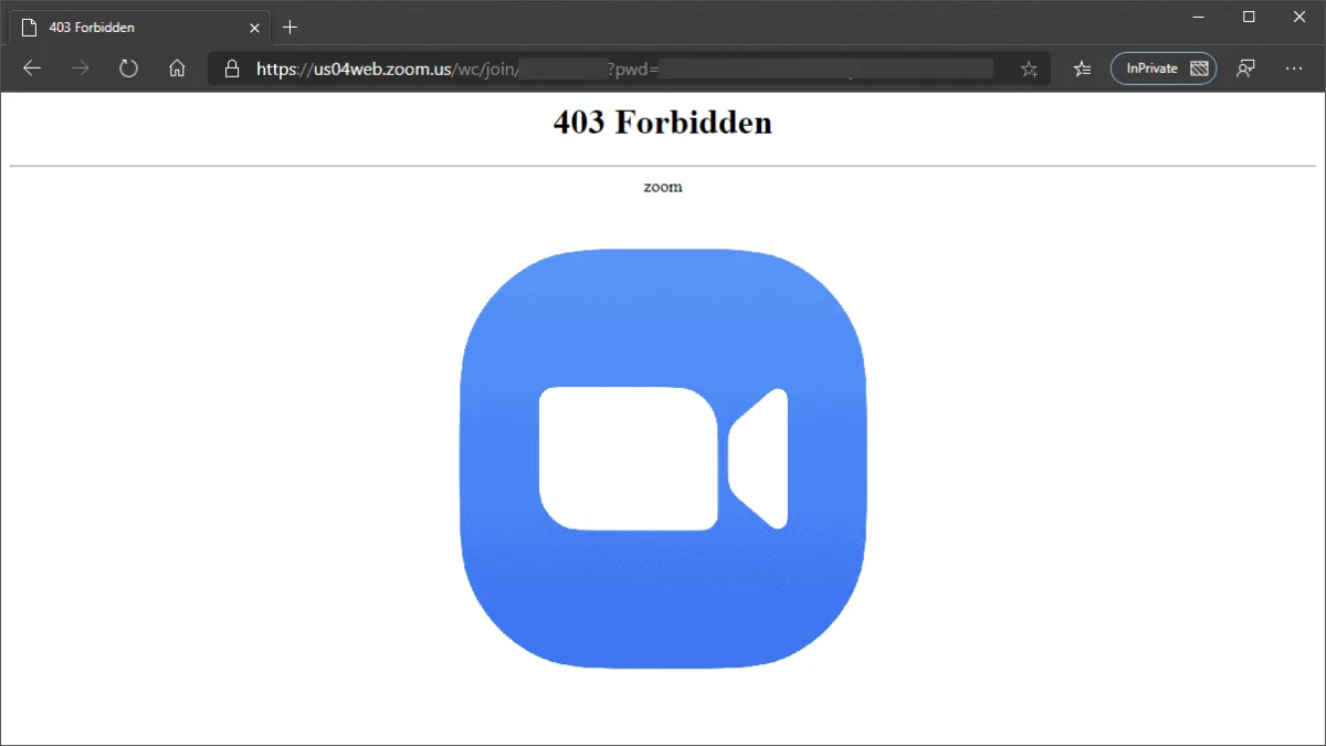 Zoom 403 Forbidden  Error when Joining from Browser? Here's Why