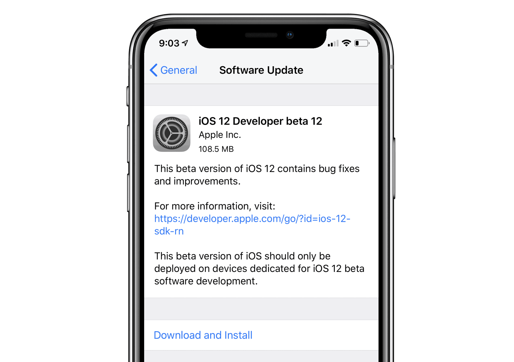 ios 12 beta ipsw download