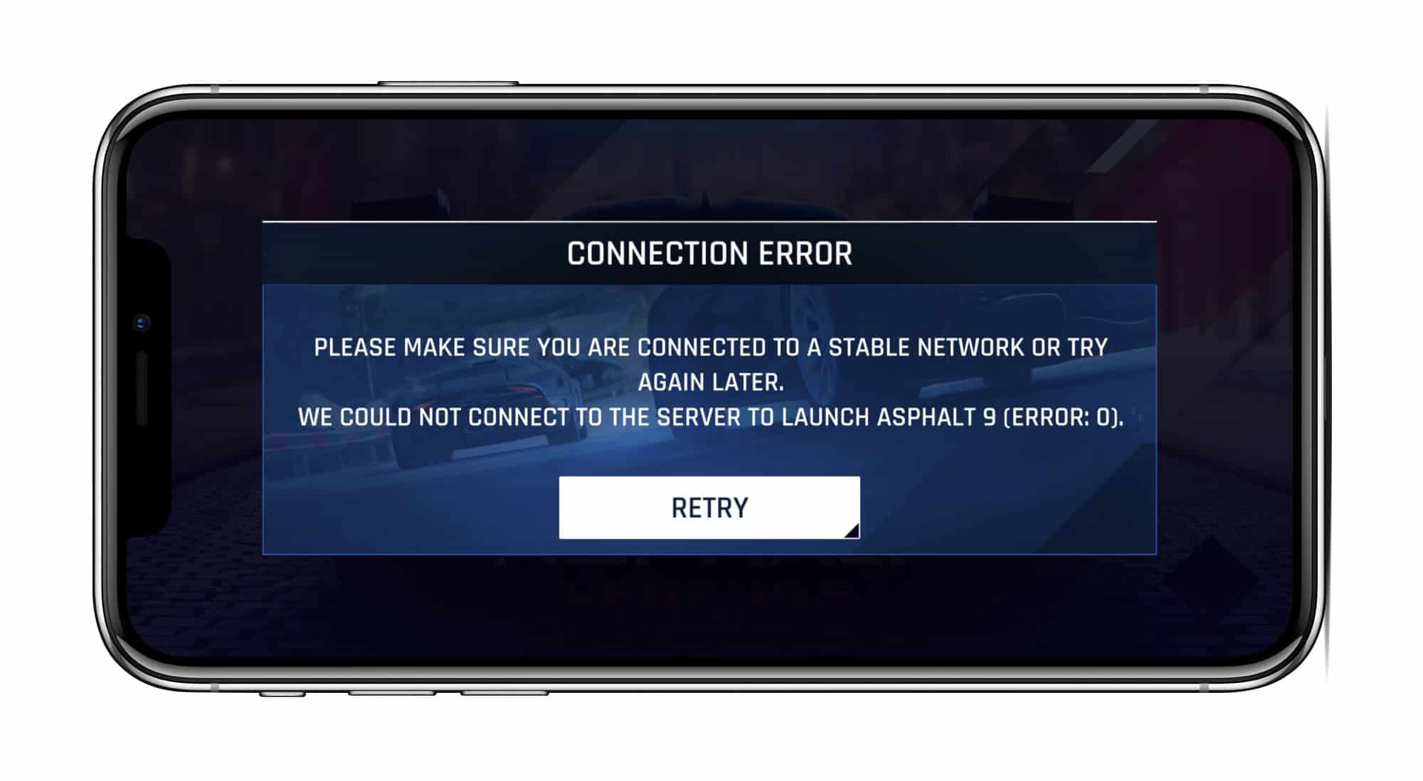 asphalt 9 error 29