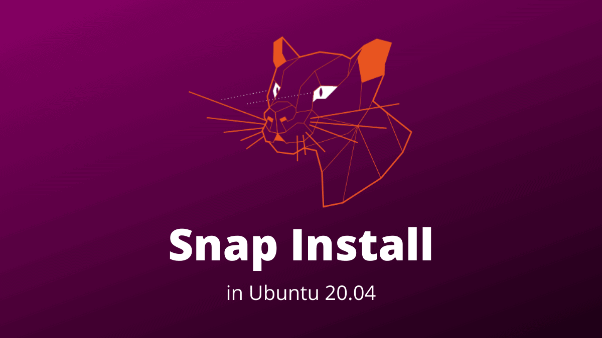 How To Use Snap To Find And Install Apps On Ubuntu 20.04