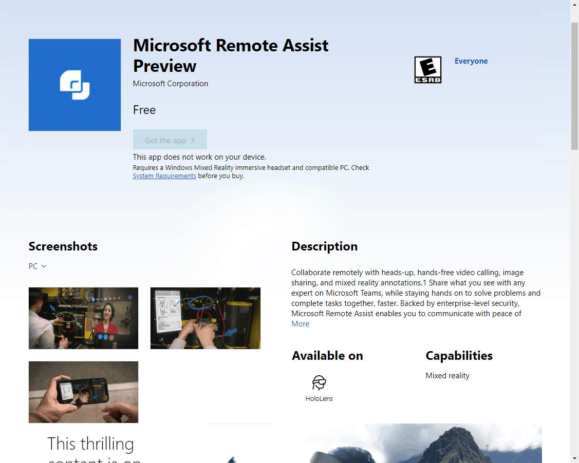 Microsoft Remote Assist and Layout apps now available for download on Microsoft Store