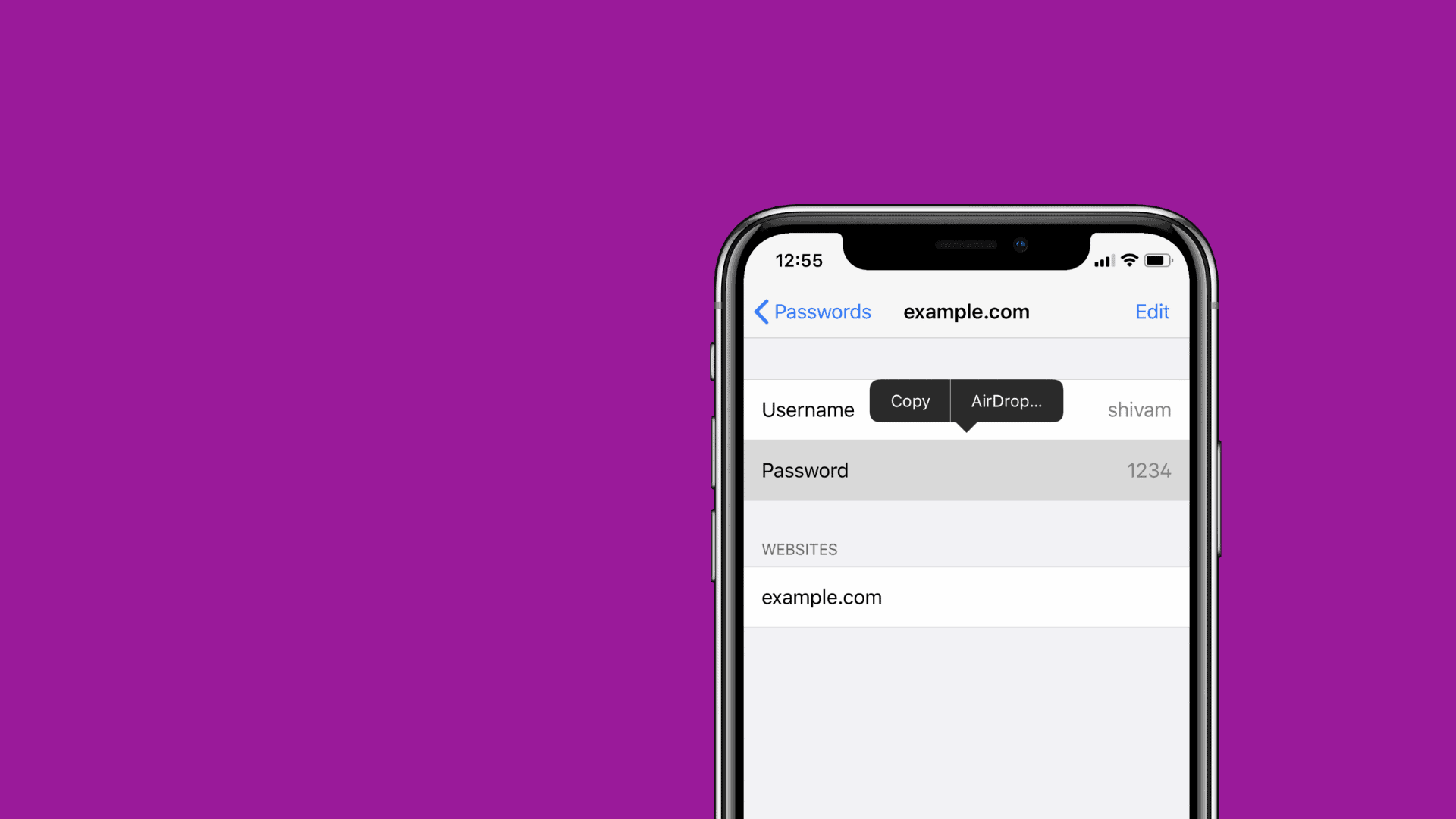 How to Share Passwords via AirDrop between iPhone, iPad and Mac [iOS 12]