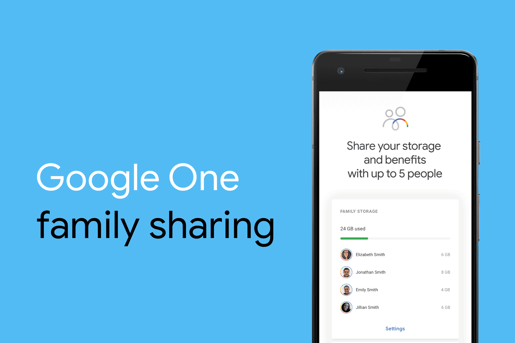 How to Share Google One Storage with Family