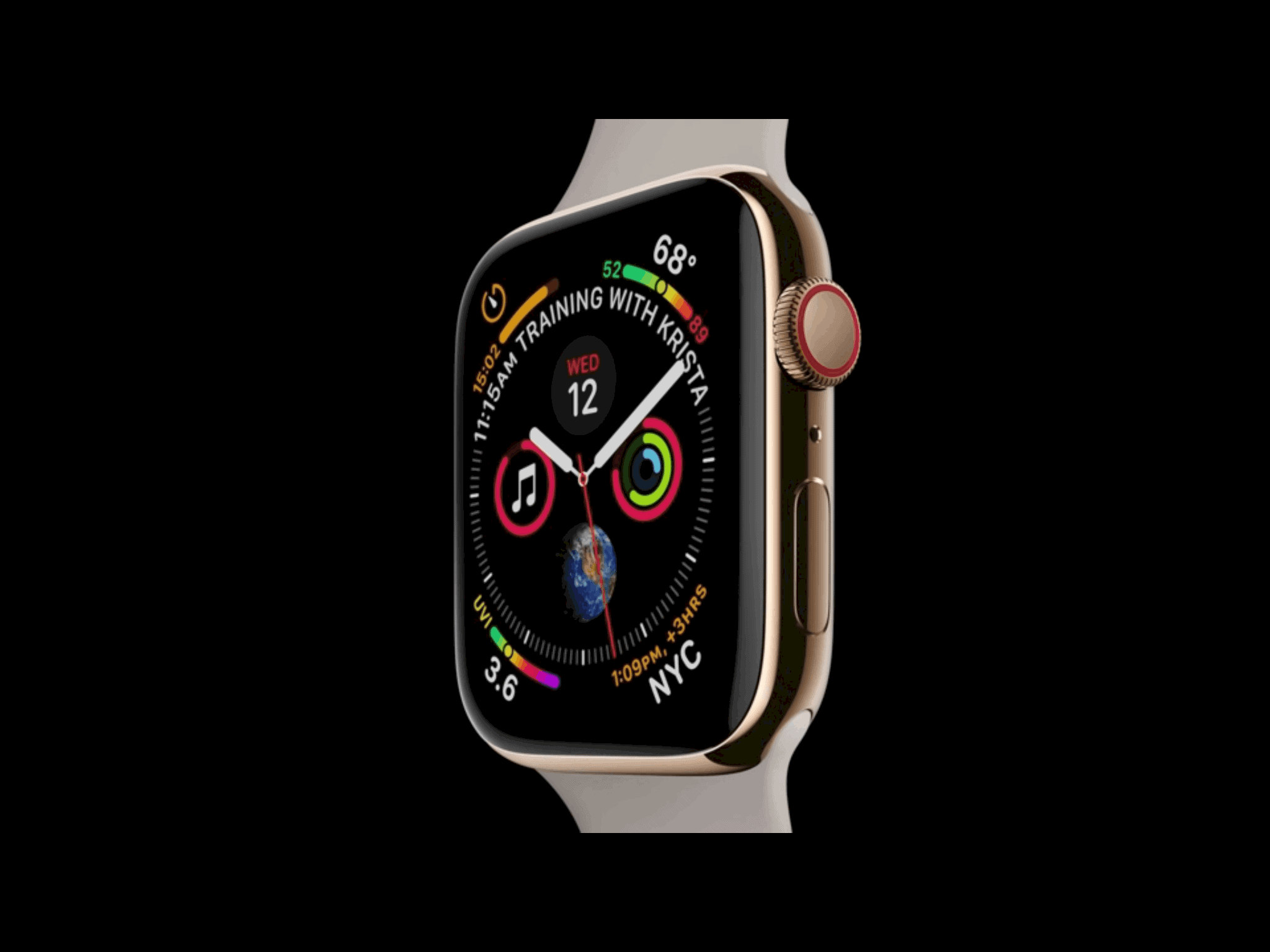 Apple Watch Series 4 40mm and 44mm Models Supports 38mm and 42mm Watch Bands