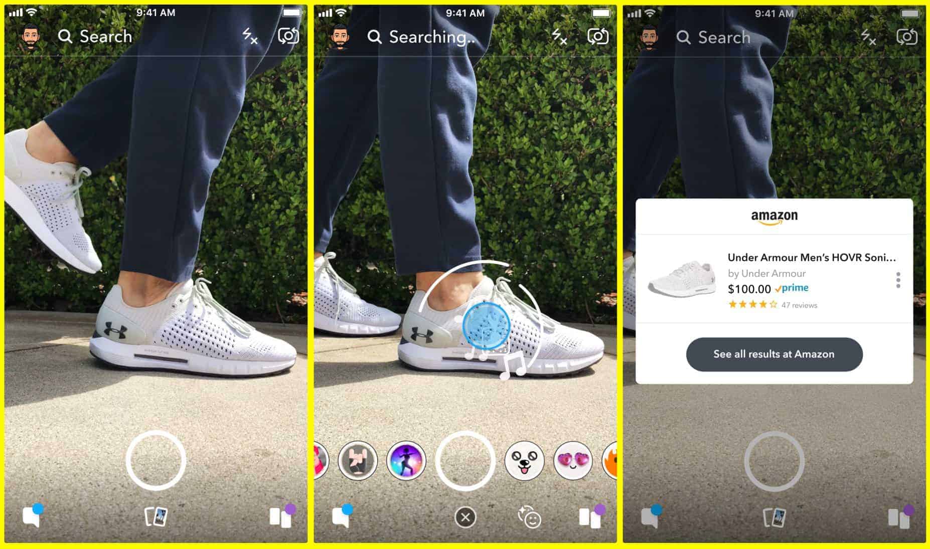 How to Shop on Amazon from the Snapchat Camera