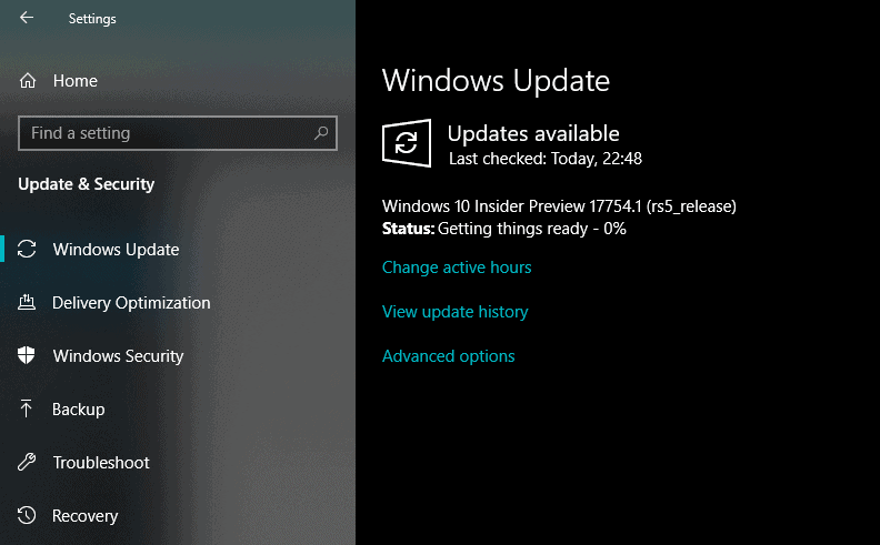 [Update] Windows 10 Insider Build 17754 rolling out