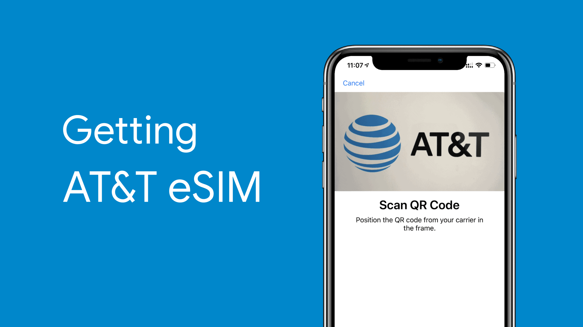 How to get AT&T eSIM for iPhone XS and iPhone XR