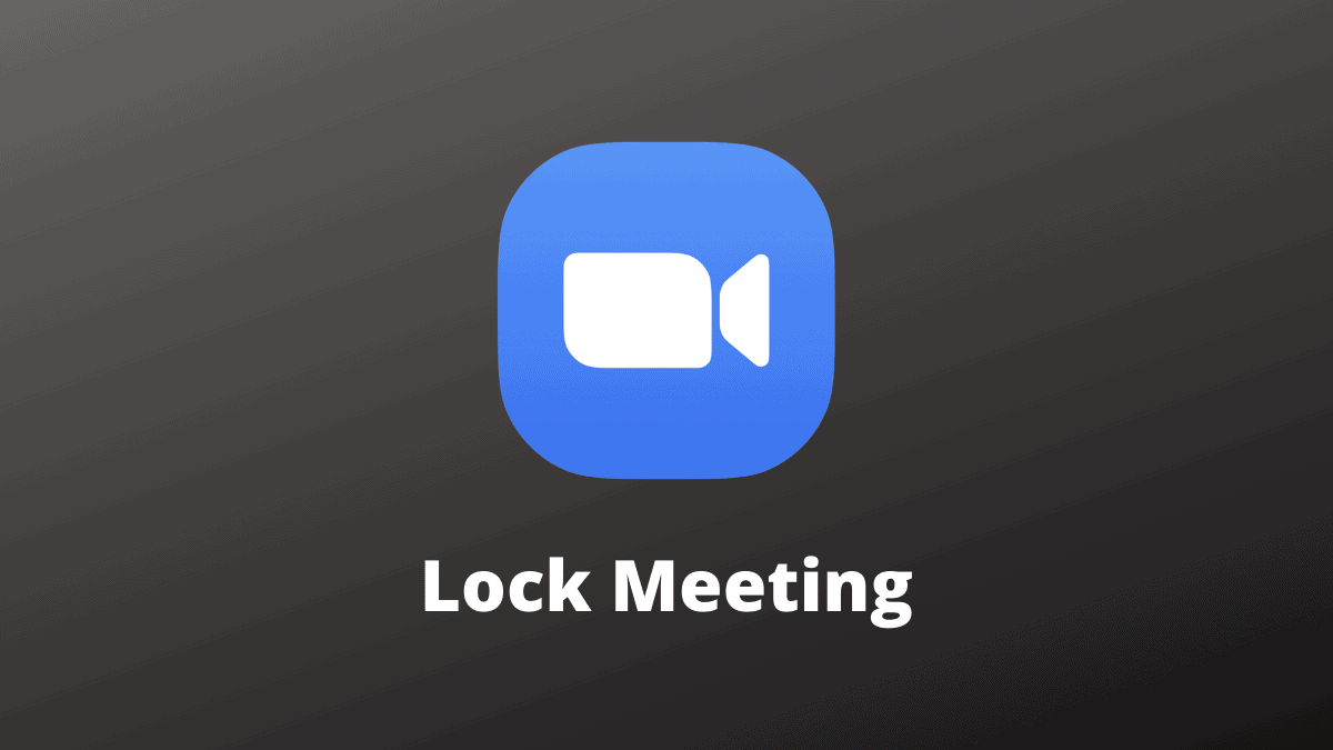 How to Lock a Zoom Meeting