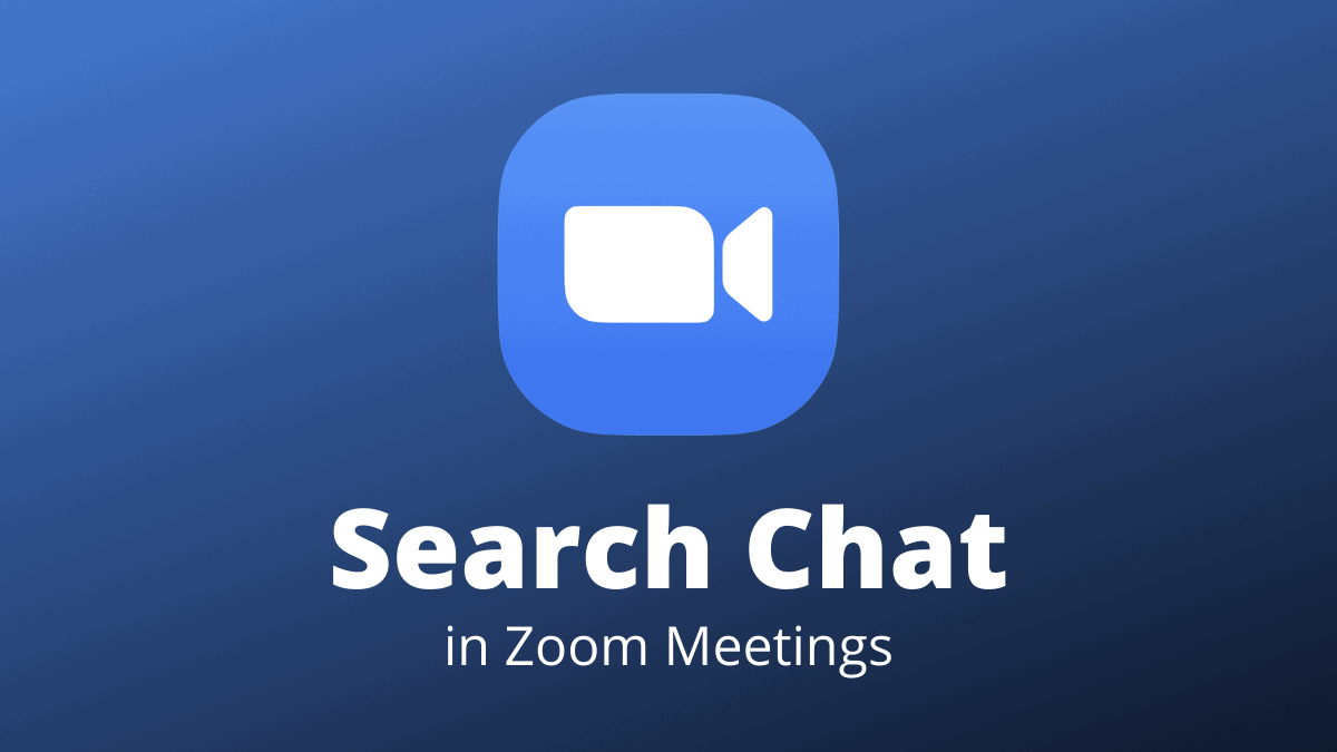 How to Search in Zoom Chat History