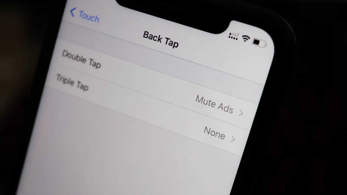 How to Mute Ads with Back Tap in iOS 14