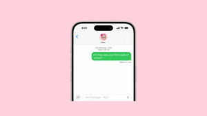 What does "Text Message RCS" mean in iOS 18 Messages app