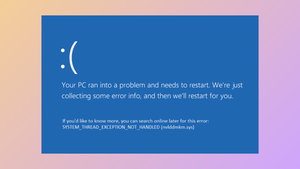 How to Fix the System Thread Exception Not Handled Blue Screen Error on Windows 11