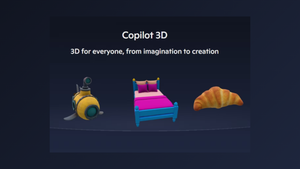 Microsoft Launches Copilot 3D For Creating 3D Models Easily