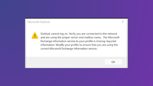 How to Fix Outlook Cannot Log On Verify You Are Connected to the Network Error