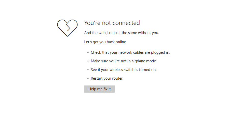 FIX: Microsoft Store apps (Edge, Mail, etc.) can't connect to network after Windows 10 version 1809 update