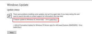 FIX: Error 0x80070bc2 while installing a Windows Update