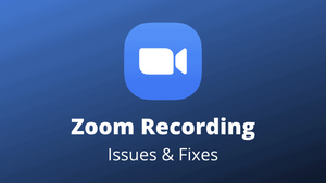 FIX: Zoom "You cannot view this recording. No permission" Error