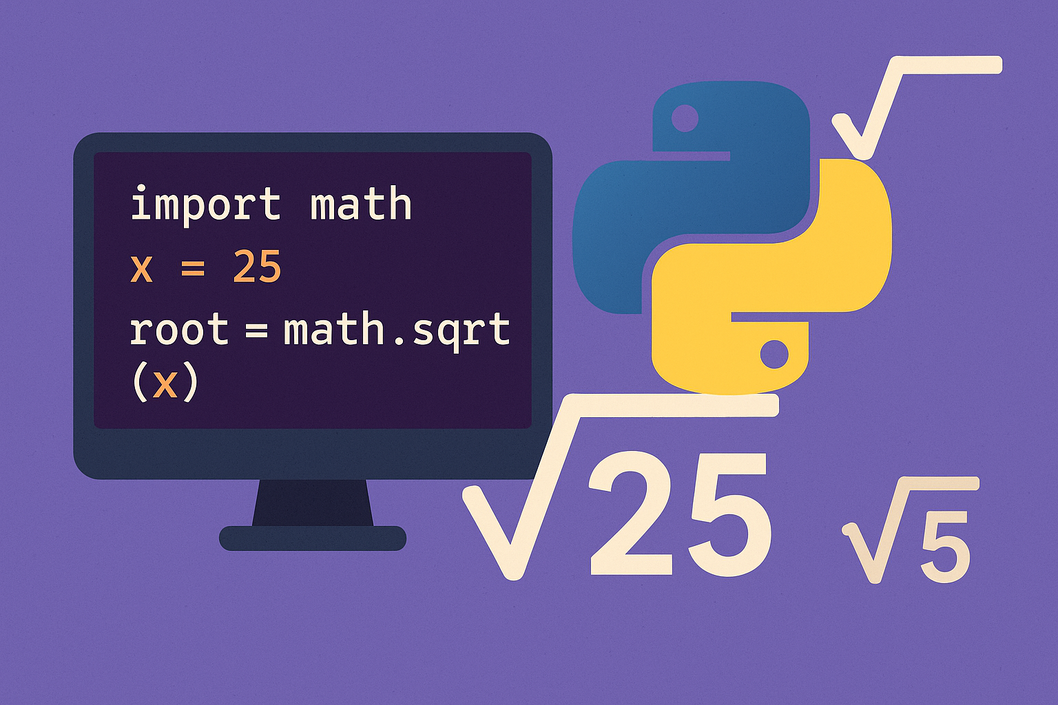 Compute Square Root in Python with math.sqrt(), cmath, and NumPy