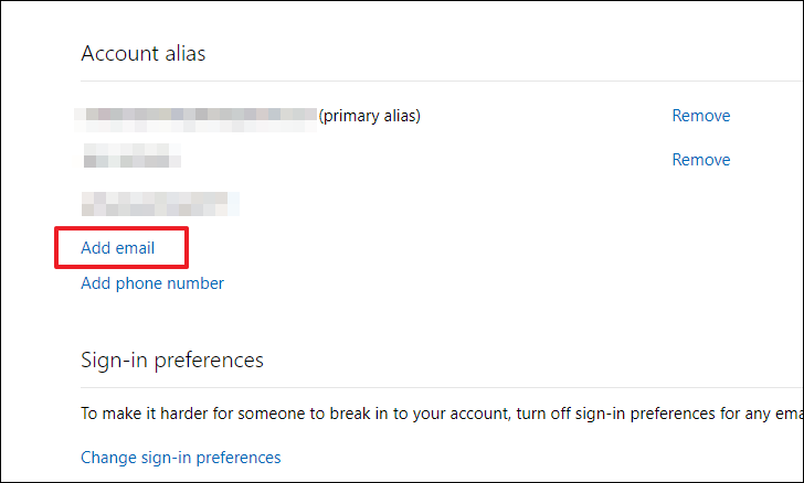 change administrator email windows