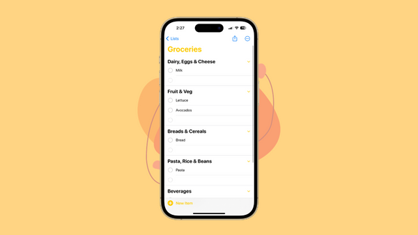 How to Create and Use Shopping Lists in Reminders app on iPhone