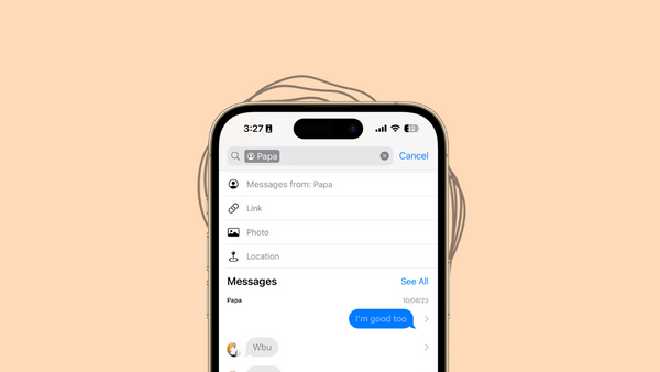 How to Use Search Filters in Messages on iPhone with iOS 17