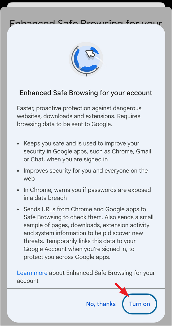 How to turn on safe search in google search