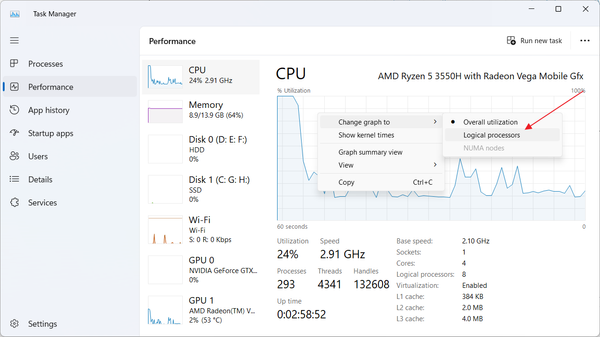 How To Enable All CPU Cores In Windows 11