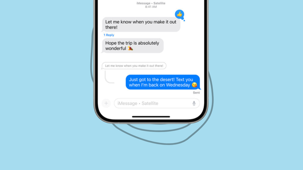 You can now send messages via Satellite in iOS 18