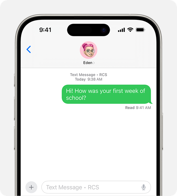 what do text message rcs mean on iphone