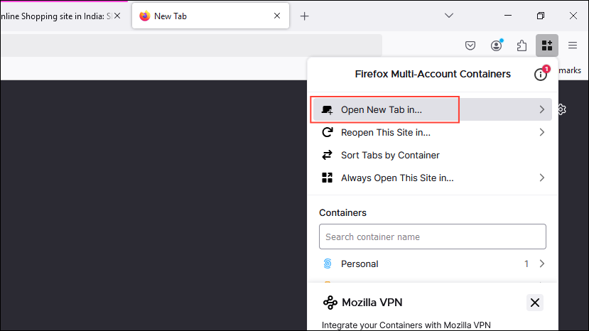 What are Firefox container tabs and how to use them