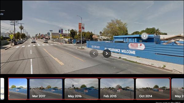 How to use Google Street View to go back in time