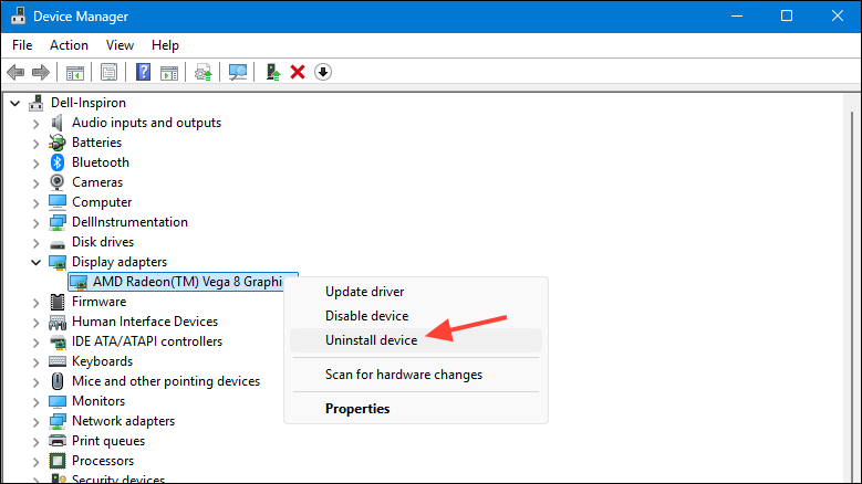 How to Reset Graphics Card in Windows 11