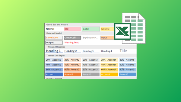How to Use the Cell Style Feature in Microsoft Excel