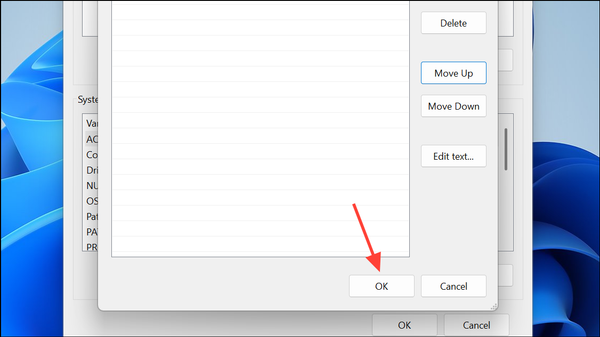 Add Python to PATH on Windows 11