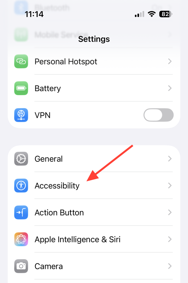 Reduce transparency to change Liquid Glass effects in iOS 26