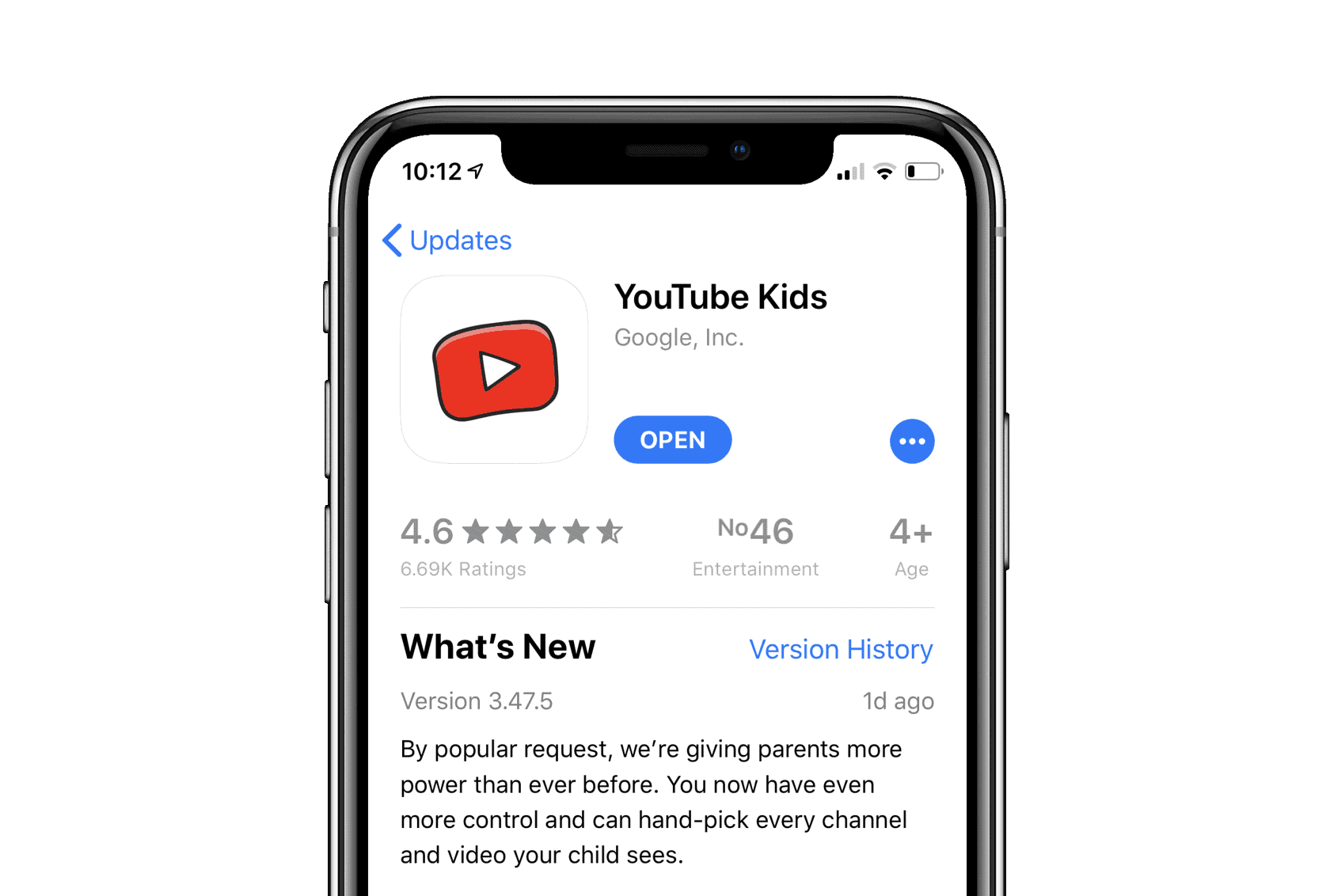YouTube Kids app for iOS updated with even more tools for parents