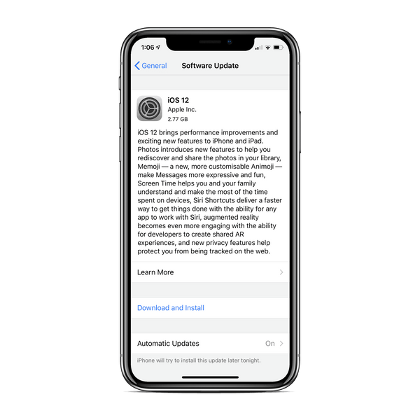 How to Update to iOS 12