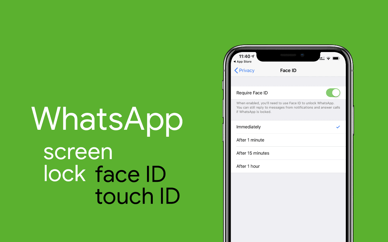 How to Enable WhatsApp Screen Lock with Face ID or Touch ID on iPhone