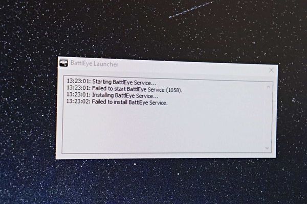 How to Fix "Failed to start BattlEye Service" Error after Windows 10 Update 1903