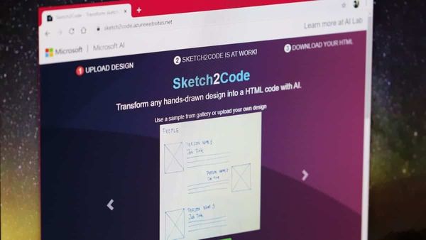 How to Convert Hand-Drawn Website Layouts into HTML Code using Sketch2Code by Microsoft