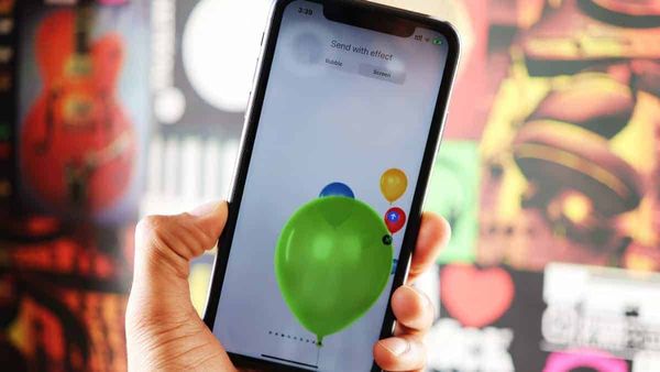 How to Add Balloons to an iMessage on iPhone