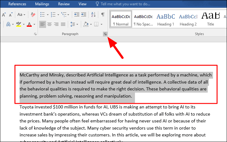 How to do a Hanging Indent in Microsoft Word