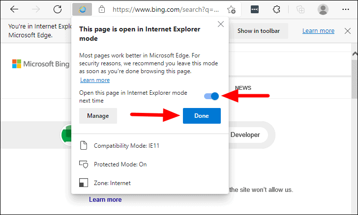 microsoft edge internet explorer compatibility mode group policy